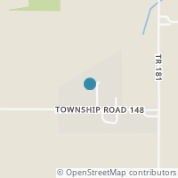 Map location of 13770 Township Road 148, Forest OH 45843