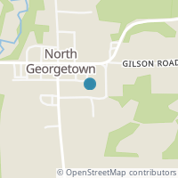 Map location of 4051 Harrison St, North Georgetown OH 44665