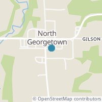 Map location of 4040 North St, North Georgetown OH 44665
