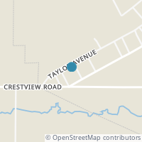 Map location of Taylor St, New Waterford OH 44445