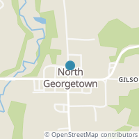 Map location of 4074 North St, North Georgetown OH 44665
