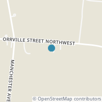 Map location of 13222 Orrville St NW, North Lawrence OH 44666
