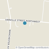 Map location of 13264 Orrville St NW, North Lawrence OH 44666