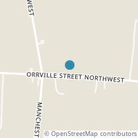 Map location of 13301 Orrville St NW, North Lawrence OH 44666