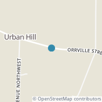 Map location of 14098 Orrville St NW, North Lawrence OH 44666