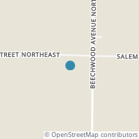 Map location of 13962 Salem Church St NE, Paris OH 44669