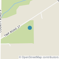 Map location of 9763 Township Road 27, Forest OH 45843