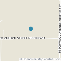 Map location of 13881 Salem Church St NE, Paris OH 44669