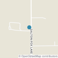 Map location of 4358 Dalton Fox Lake Rd, North Lawrence OH 44666