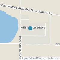 Map location of 208 Westfield Dr, Middle Point OH 45863