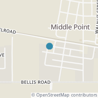 Map location of 205 W South St, Middle Point OH 45863