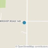 Map location of 18723 Township Road 149, Mount Blanchard OH 45867