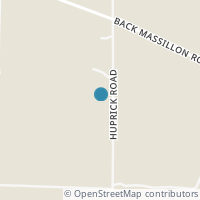 Map location of 18430 Huprick Rd, North Lawrence OH 44666
