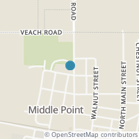 Map location of 402 Adams St, Middle Point OH 45863
