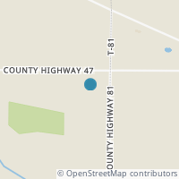 Map location of 9006 County Highway 81, Wharton OH 43359