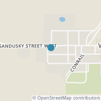 Map location of 321 W Sandusky St, Wharton OH 43359