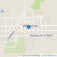 Map location of 109 E Sandusky St, Wharton OH 43359