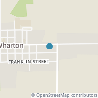Map location of 321 E Sandusky St, Wharton OH 43359