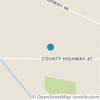 Map location of 19250 County Highway 47, Wharton OH 43359