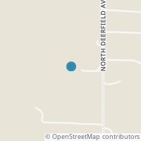 Map location of Deerfield Ave, North Lawrence OH 44666