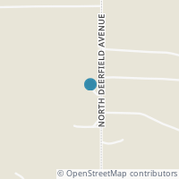 Map location of Deerfield NW Ave, North Lawrence OH 44666