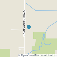 Map location of 2350 Homeworth Rd, Alliance OH 44601