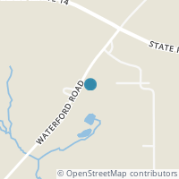 Map location of 2214 Waterford Rd, New Waterford OH 44445
