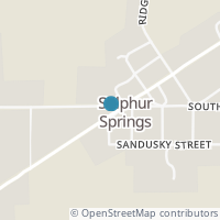 Map location of 4594 Sr 98, Sulphur Springs OH 44881