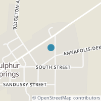 Map location of 4638 Locustgrove Rd, Sulphur Springs OH 44881