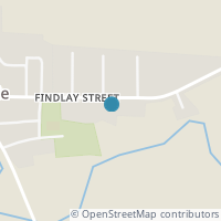 Map location of 315 E Findlay St, Vaughnsville OH 45893
