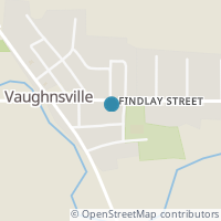 Map location of 153 W Findlay St, Vaughnsville OH 45893