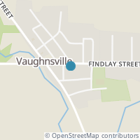 Map location of 303 W Findlay St, Vaughnsville OH 45893