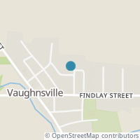 Map location of 166 Vine St, Vaughnsville OH 45893