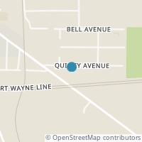 Map location of 321 Quincy Ave, Columbiana OH 44408