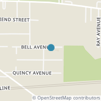Map location of Bell Ave, Columbiana OH 44408
