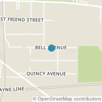 Map location of 349 Bell Ave, Columbiana OH 44408