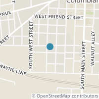 Map location of 133 Union St, Columbiana OH 44408