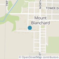 Map location of 112 River St, Mount Blanchard OH 45867