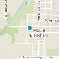 Map location of 107 W Clay St, Mount Blanchard OH 45867