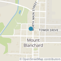 Map location of 111 N Main St, Mount Blanchard OH 45867