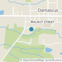 Map location of 76 Georgetown Damascus Rd, Damascus OH 44619