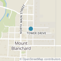 Map location of 104 E Market St, Mount Blanchard OH 45867