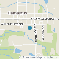Map location of Walnut St, Beloit OH 44609