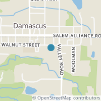 Map location of 28955 Walnut St, Damascus OH 44619