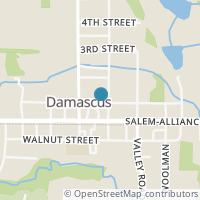 Map location of 14952 French St, Damascus OH 44619