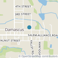 Map location of 14952 Floral St, Damascus OH 44619