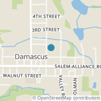 Map location of 14939 French St, Damascus OH 44619