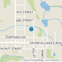 Map location of 14910 Floral St, Damascus OH 44619