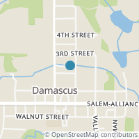 Map location of 14890 French St, Damascus OH 44619