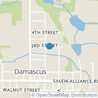Map location of 14851 French St, Damascus OH 44619